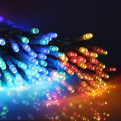 200LED RGB zonne-tuinlampen waterdicht kerststrengverlichting voor buiten IP65