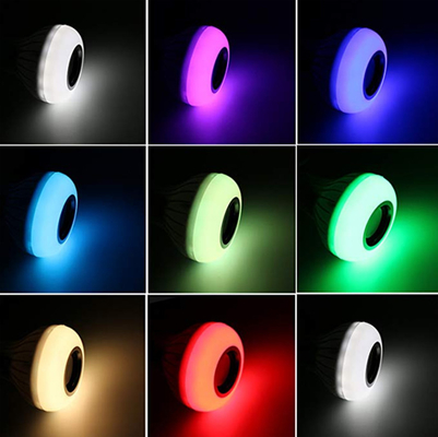 Wit geleide muzieklamp met Bluetooth en afstandsbediening Werktemperatuur -45-50°C