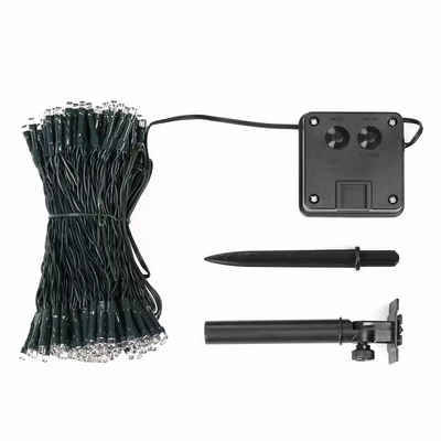 200LED RGB zonne-tuinlampen waterdicht kerststrengverlichting voor buiten IP65