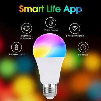 80lm/w Lamp Lichtefficiëntie Tuya Applicatie Control Smart LED Lamp met Wi-Fi