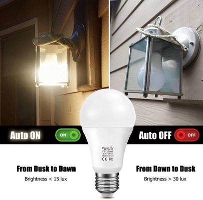 Smart Sensor Bulb E27 Day Night Light Sensor LED Bulb met PIR-radarbewegingsdetectie