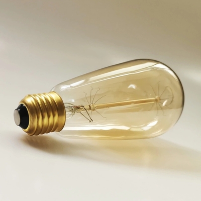 Lange levensduur 6W Dimmable Led Filament Bulb in Amber Warm Yellow Light voor E26 basis
