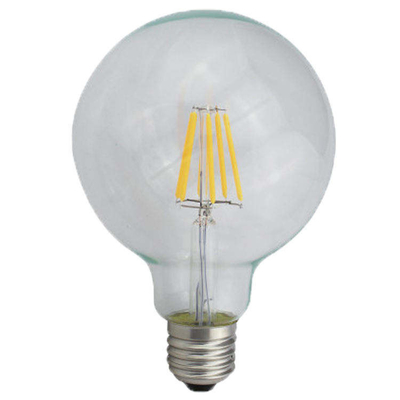 110 lm/w E26 E27 9W G125 G95 LED-gloeilamp met dimmable functie en Amber Glass
