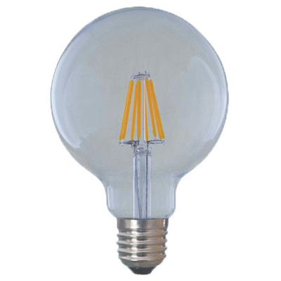 110 lm/w E26 E27 9W G125 G95 LED-gloeilamp met dimmable functie en Amber Glass